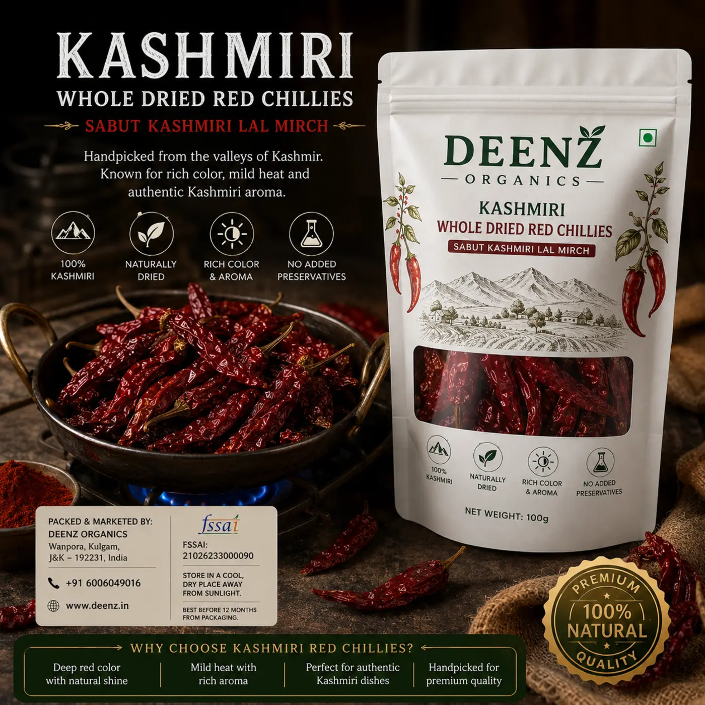 Kashmiri Red Chilli — Why It Is So Special — authentic valley harvest from Kashmir