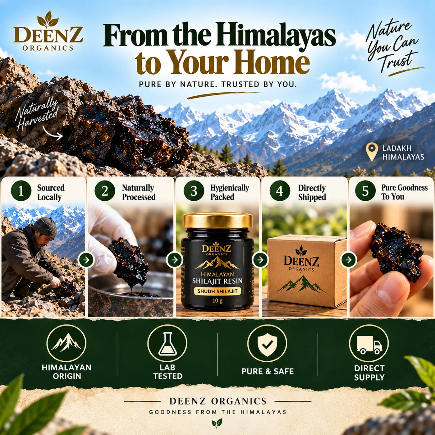 Himalayan Shilajit Resin (Shudh Shilajit) 20g - Photo 3