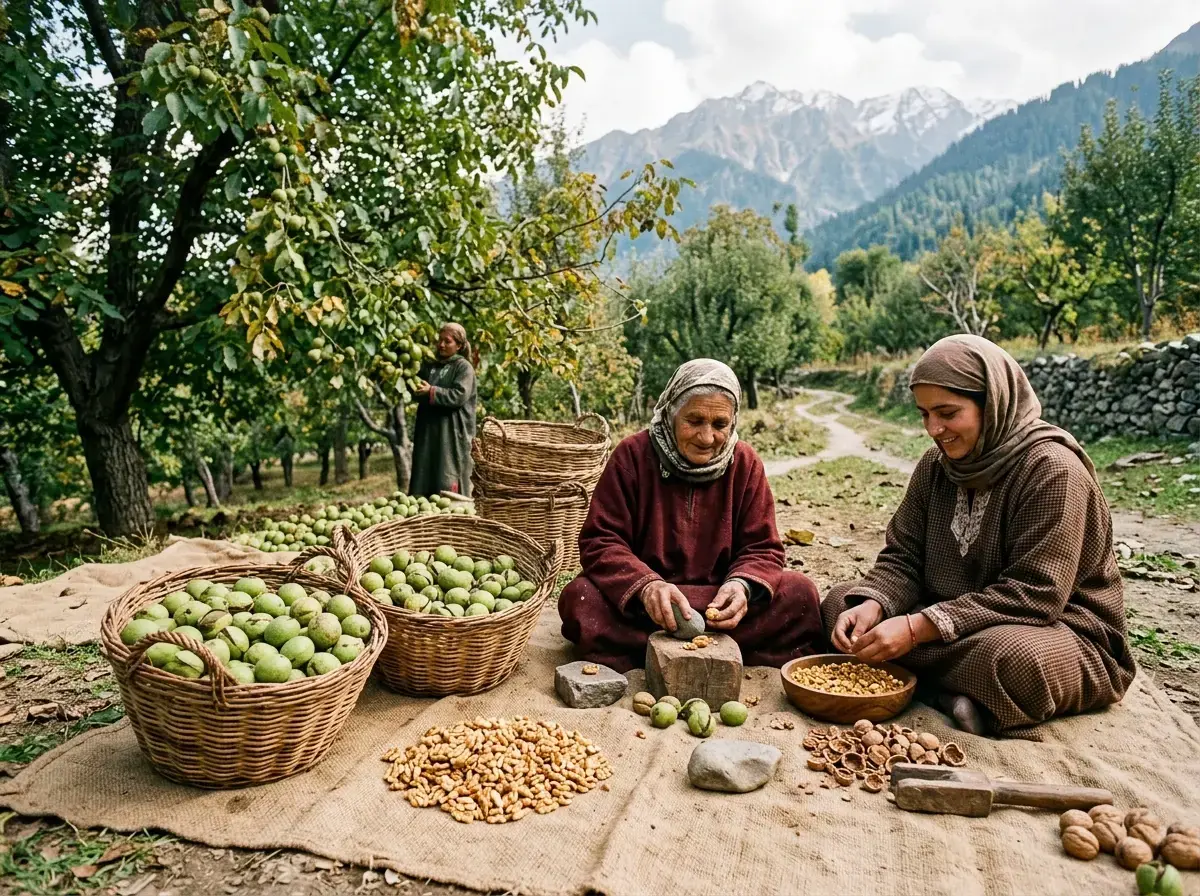 How Do I Recognize Organic Kashmiri Walnuts?
