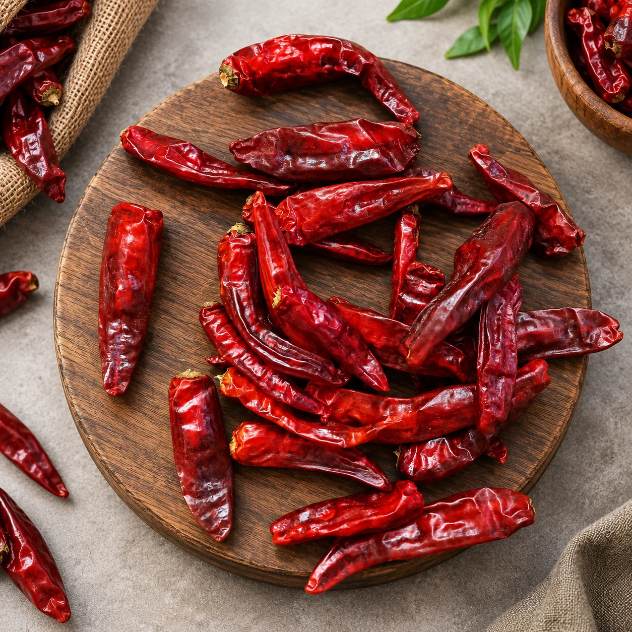 Kashmiri Whole Dried Red Chillies (Sabut Kashmiri Lal Mirch) - Photo 2