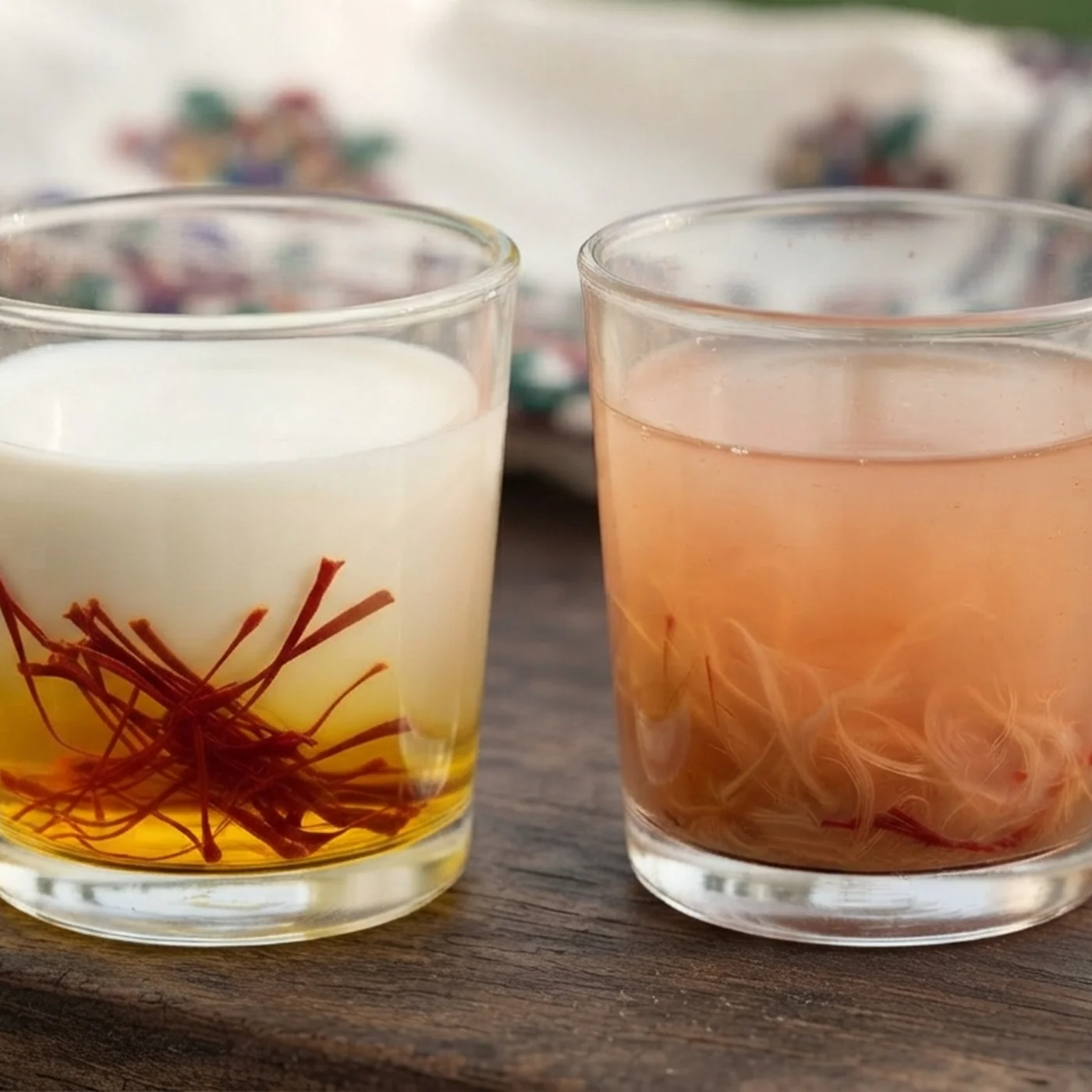 How to Identify Real Kashmiri Saffron (Kesar) — close-up view of fresh Kashmiri harvest