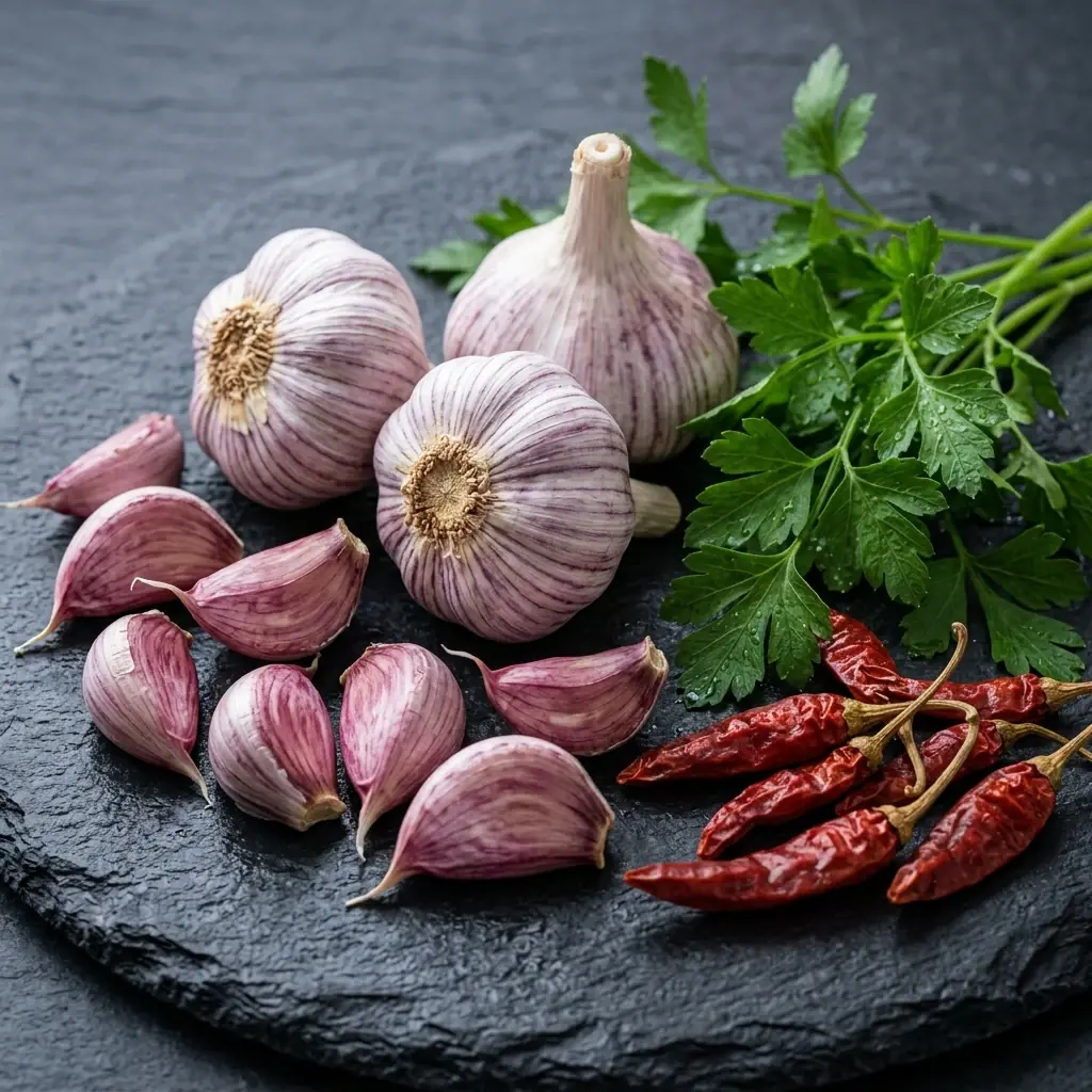 Kashmiri Pink Garlic (Royal Mountain Pink Garlic)
