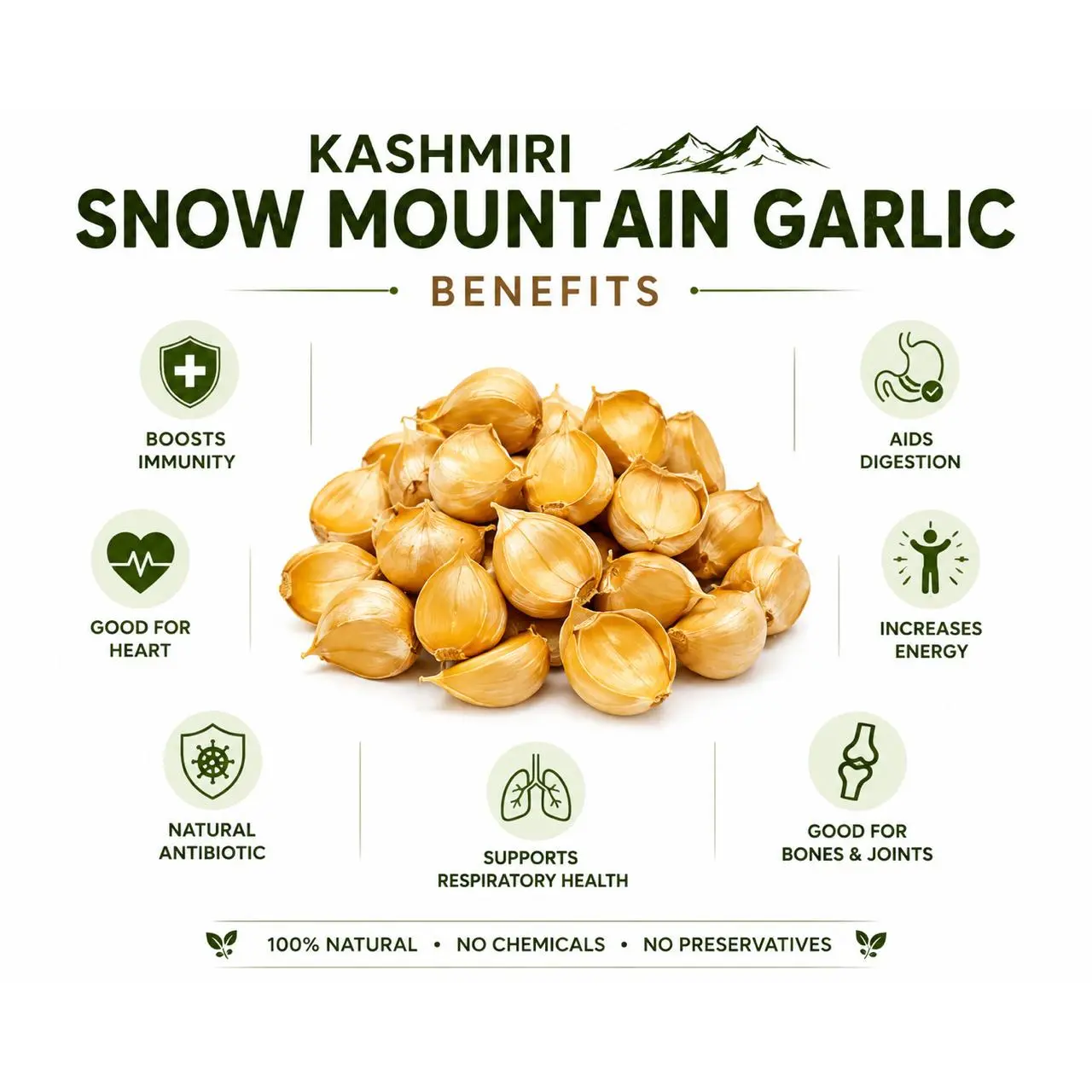 Pahadi Lahsun: The Complete Guide to Kashmiri Mountain Garlic — authentic valley harvest from Kashmir