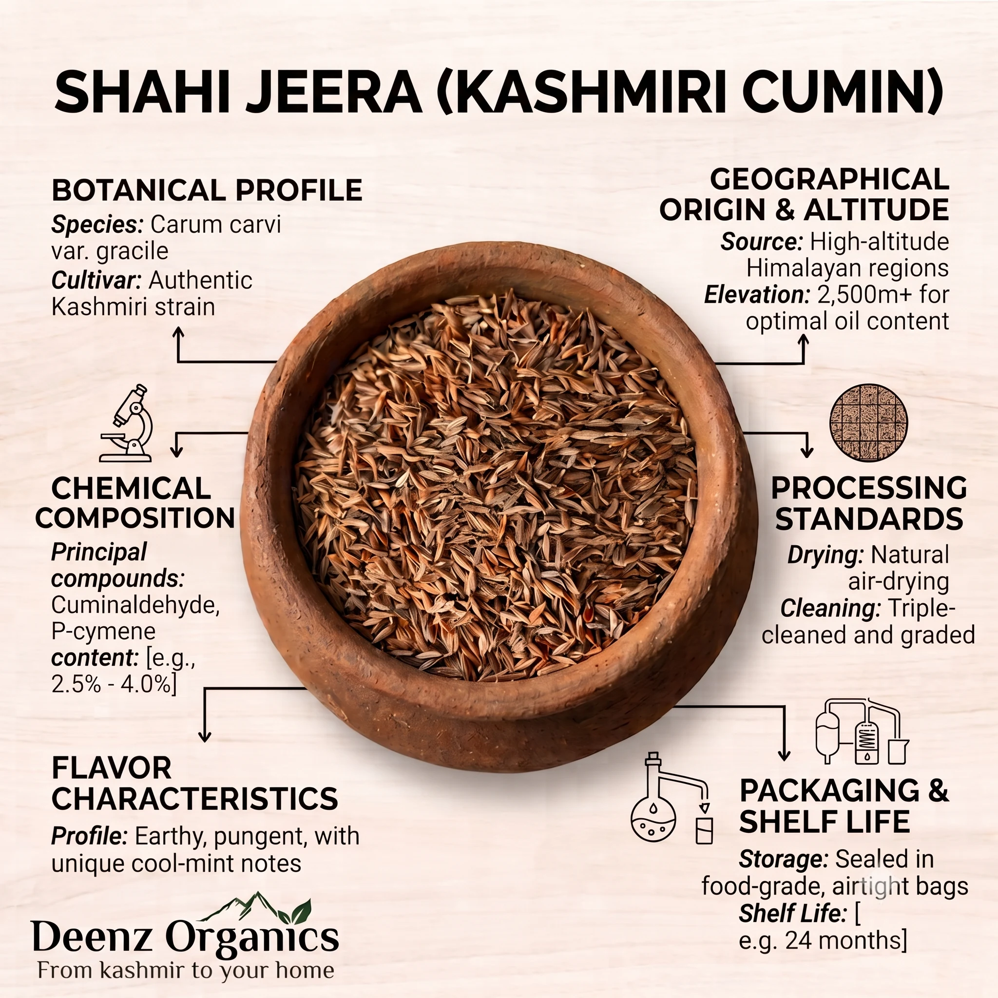 Shah Jeera (Royal Kashmiri Black Cumin) - Photo 3