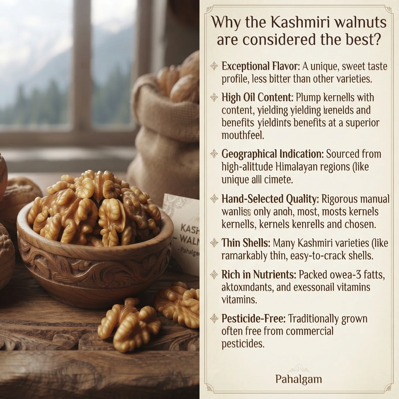 Kashmiri Walnut Kernels (Premium Akhrot Giri) - Photo 5